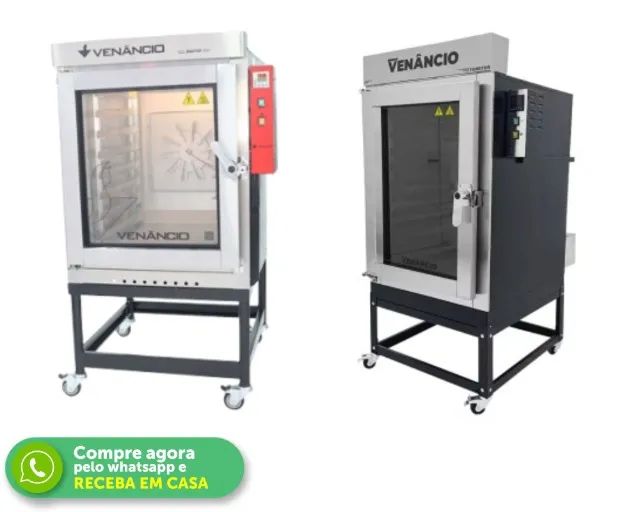 Forno Turbo Venâncio Elétrico / Gás 8 Esteiras