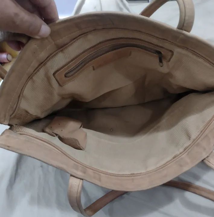 Bolsa de couro legítimo  - Foto 3