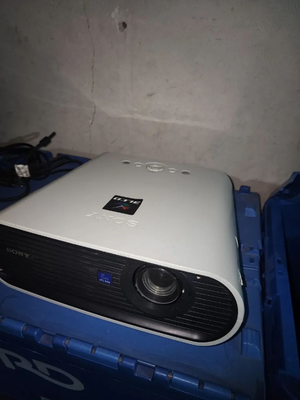 Projetor multimídia Sony VPL-ES5 sem controle lâmpada queimada - Foto 6