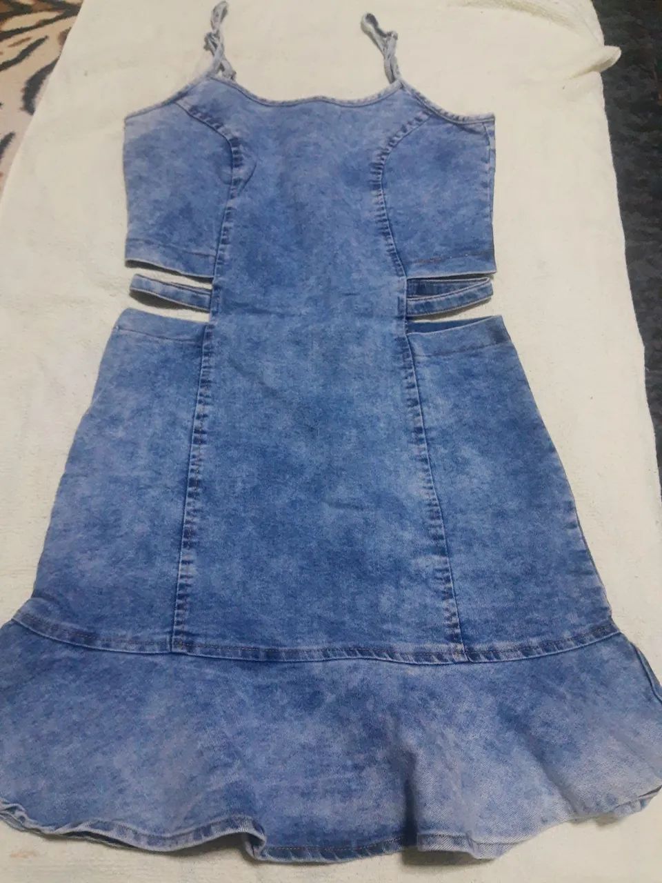 Vestido jeans curto  - Foto 2
