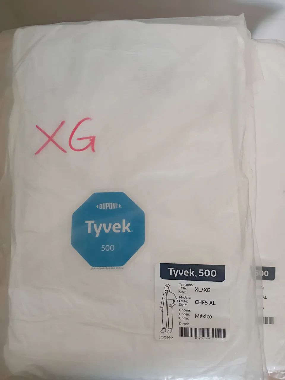 Macacão Tyvek 500 tamanho XG - Foto 3