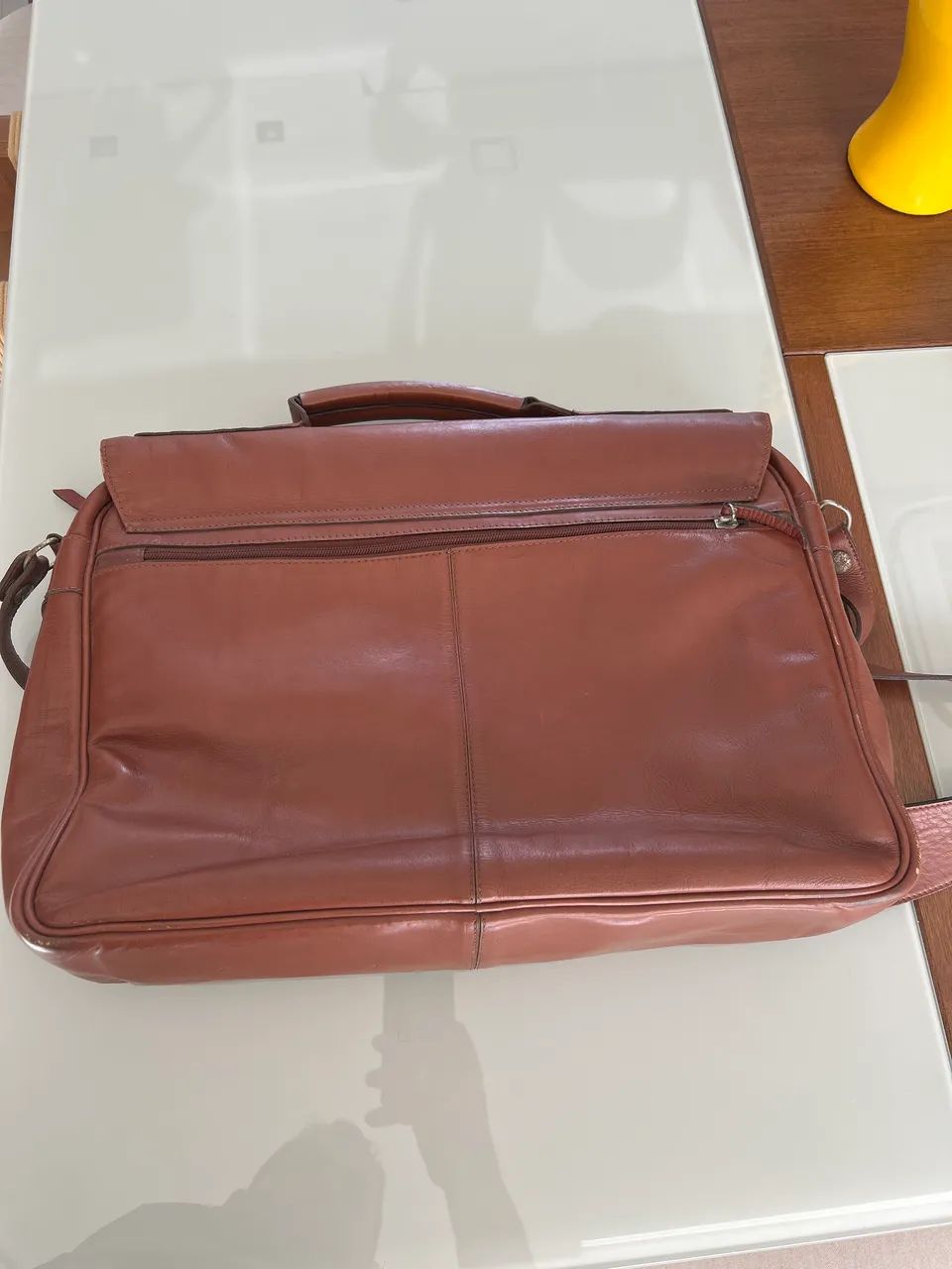 Bolsa executiva masculina couro legítimo  - Foto 3