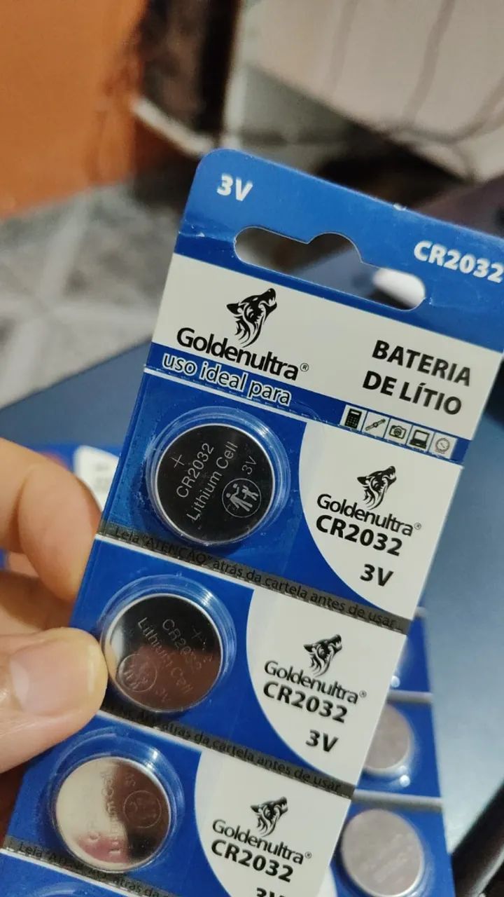 Bateria CR2032 Cartela com 05 - Foto 4