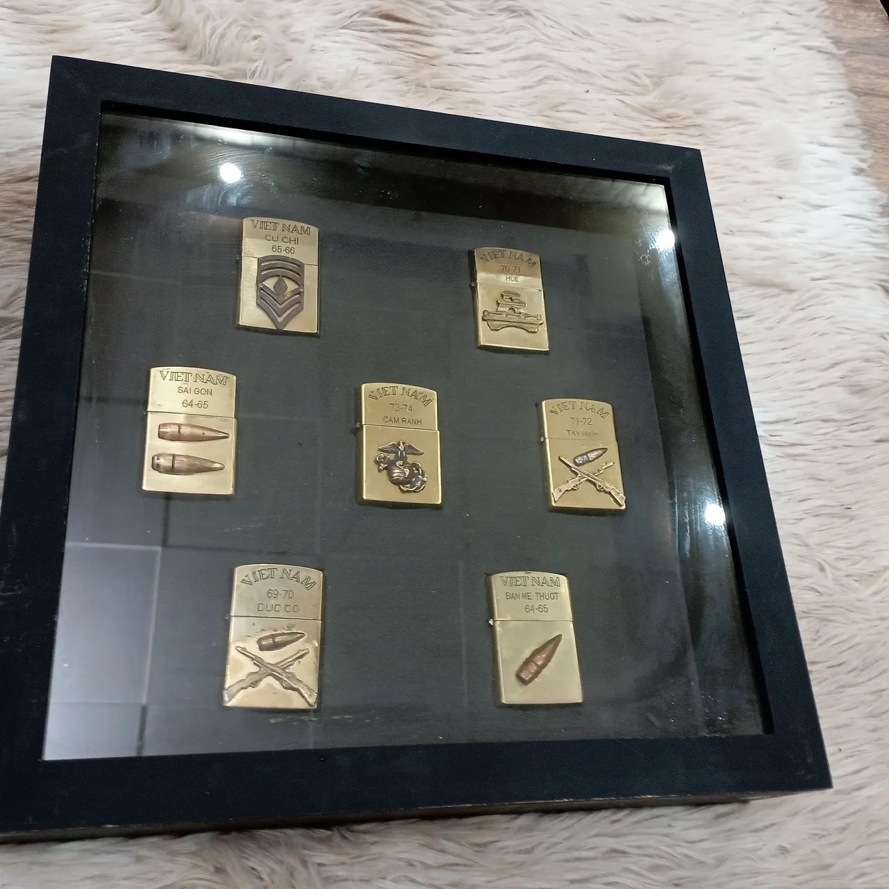 Vietnam War Zippo Lighter Collection