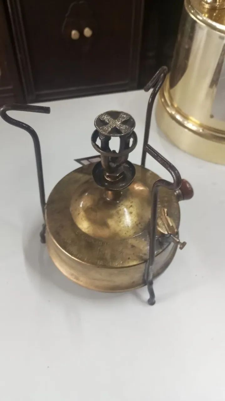 Fogareiro a álcool antigo - Coleção - Foto 2