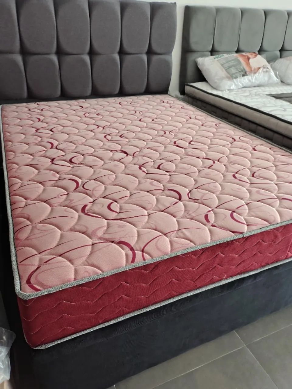 CAMA BOX CASAL BASE+ COLCHÃO MOLAS ENSACADAS  - Foto 2