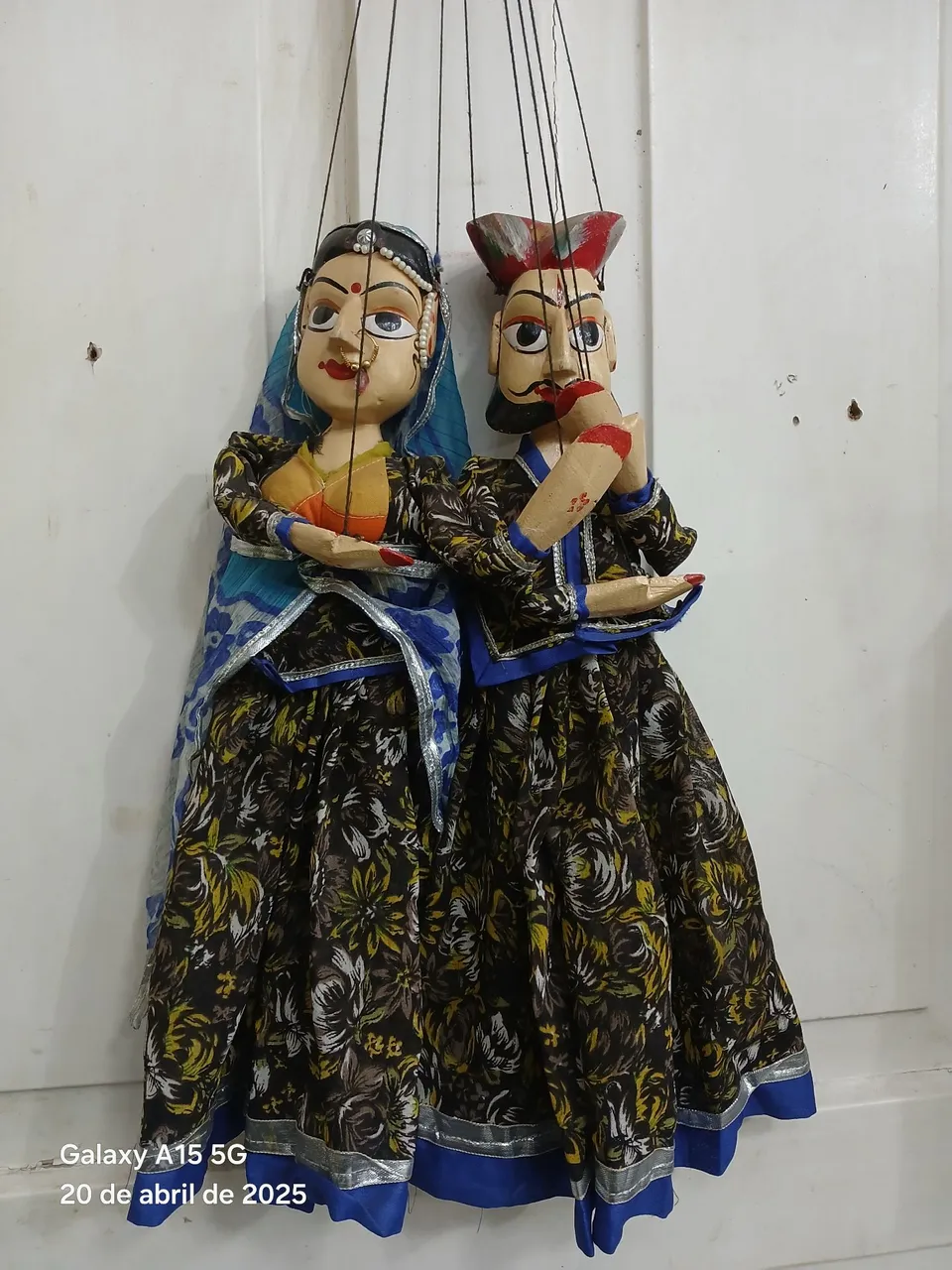 Bonecos de Fantoches Indianos Tradicionais