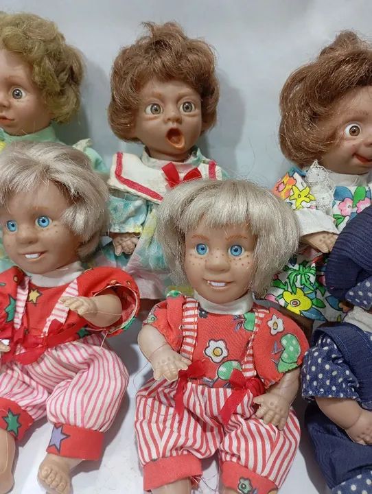 Lotinho de bonecas bebê caretinhas com 17 cm  - Foto 4