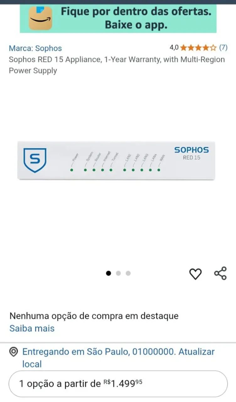 Roteador Sophos Red 15w - Foto 5