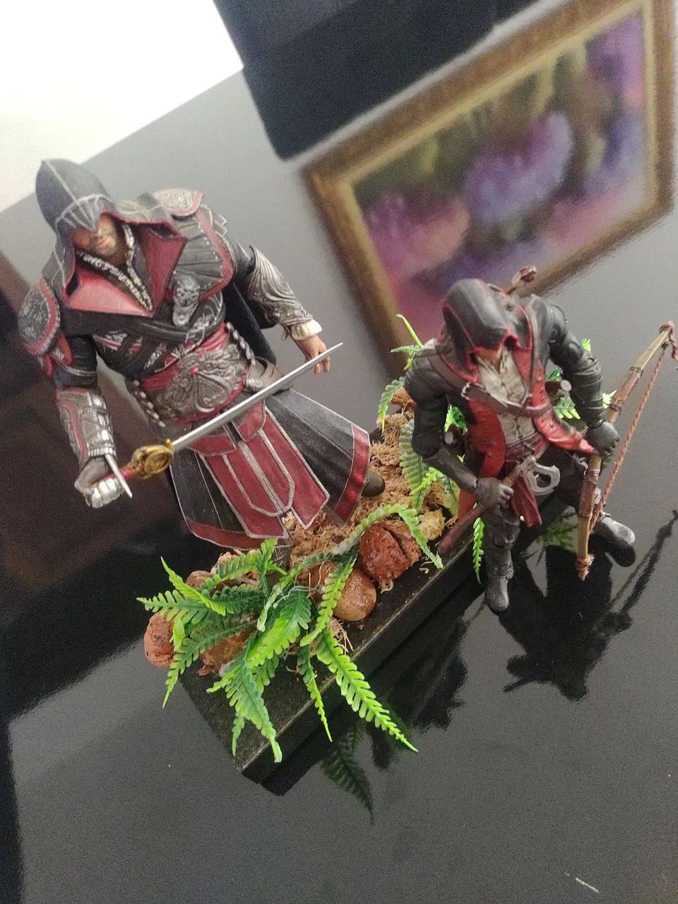 2 Action Figures Assassin's Creed Brotherhood e Black Flag  - Foto 5