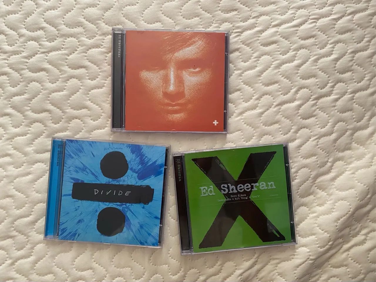 3 CDs Ed Sheeran - Plus / Multiply / Divide