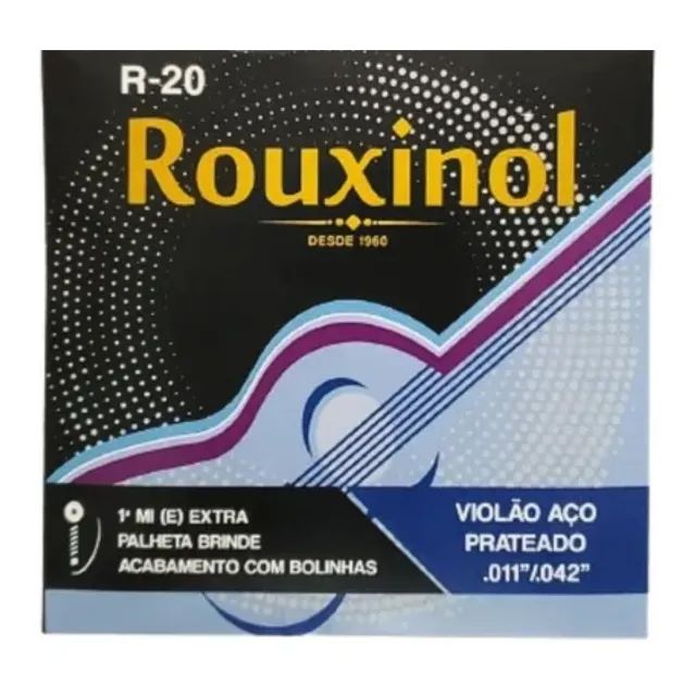 Encordoamento Rouxinol Violão Aço - Foto 3