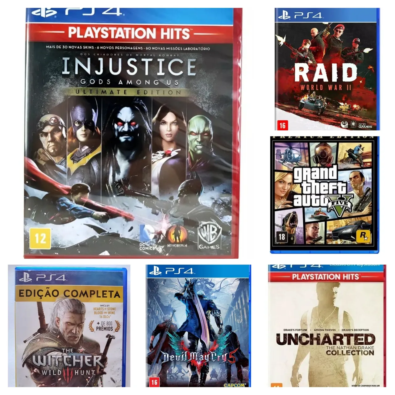 Jogos PS4 - Diversos Títulos - Preços variados, consultem