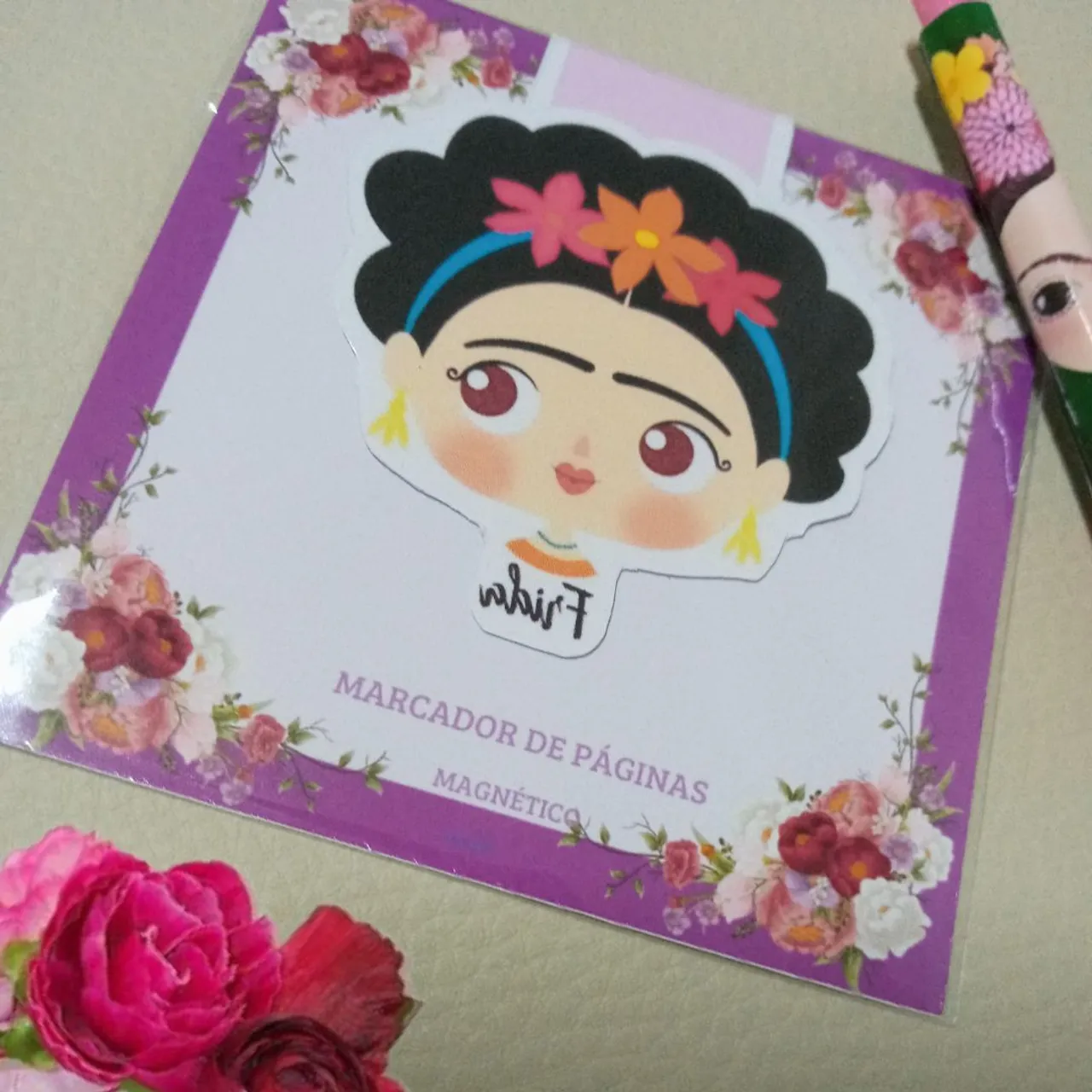 Marcador de Páginas Magnético Frida Kahlo