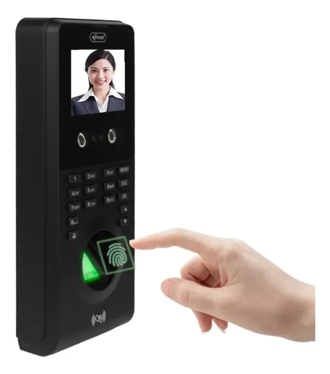  Ponto Digital e Controle de Acesso com Leitura Facial Biométrica Knup KP-RE1034 - WZetta - Foto 4