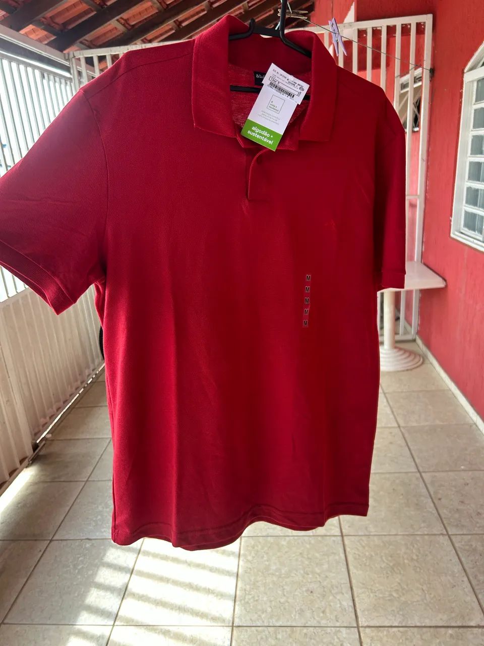 Camiseta Polo nova M, G