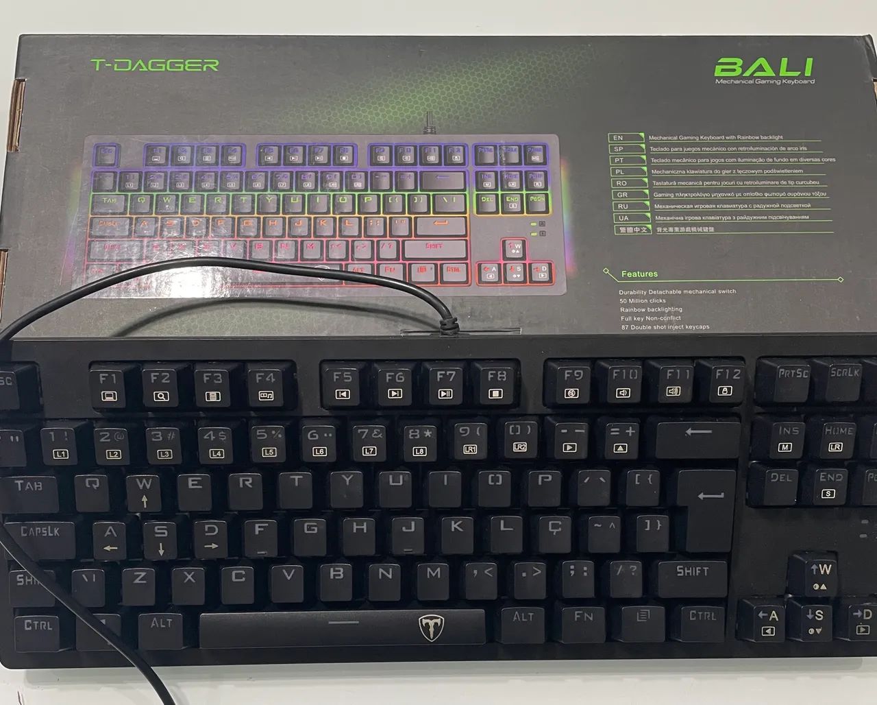 Teclado mecânico T-Dagger Bali - Foto 3