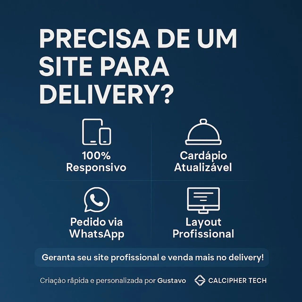 Site para Delivery | Cardápio Digital