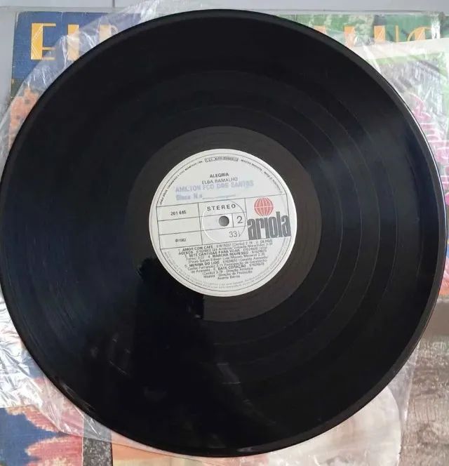 Disco Vinil LP. Elba Ramalho Alegria - Foto 3
