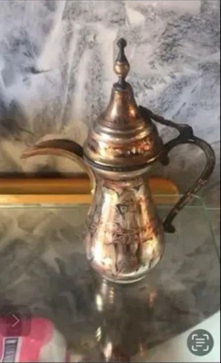 Bule de Metal antigo com Desenho Egípcios - Foto 5