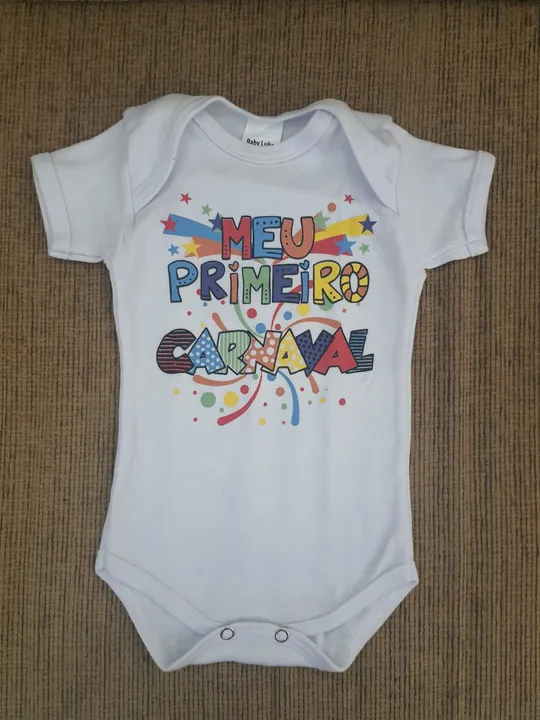 Body Bebê Meu Primeiro Carnaval