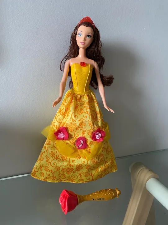 Boneca Ariel, bela, Branca de neve - Foto 2