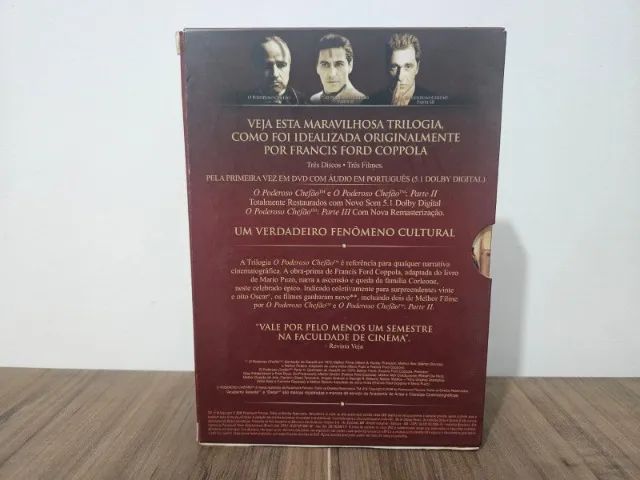 Coleção dvd poderoso chefão - Original - Foto 2