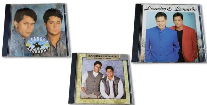 Coleção Completa Leandro e Leonardo e Leonardo Solo 8 CDs Originais em perfeito estado - Foto 3