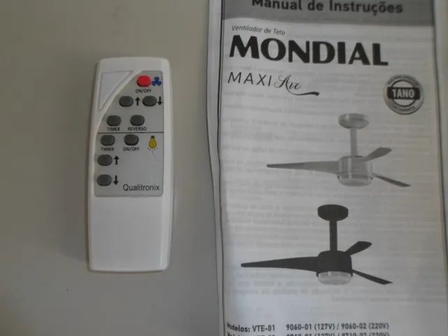 Controle Remotor Ventilador de Teto