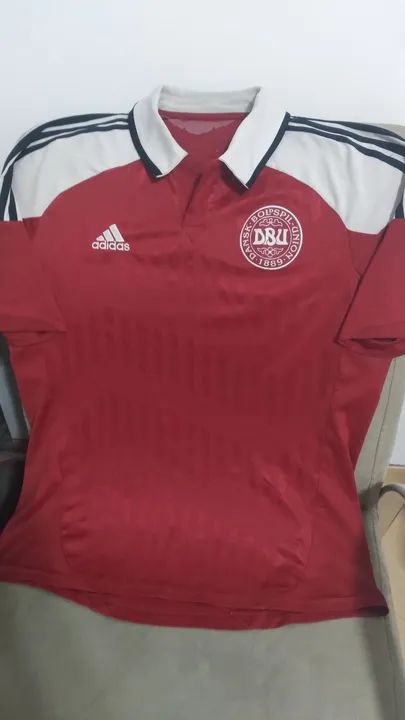 Camisa de Futebol Dinamarca DBU Adidas 80x57