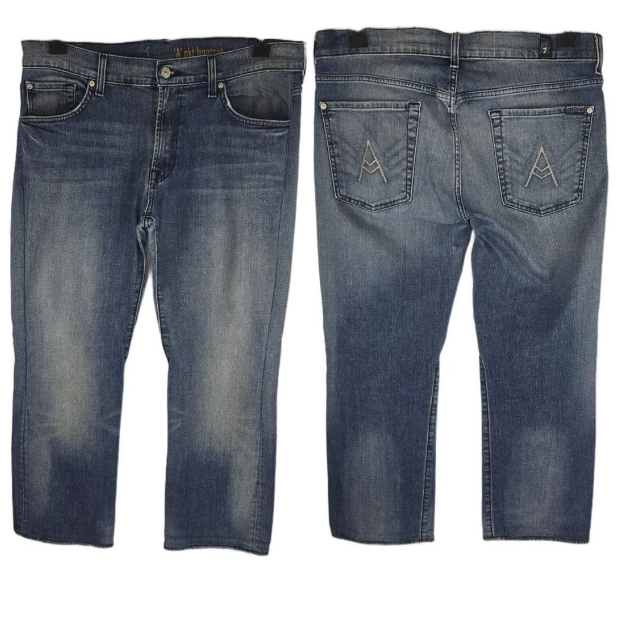 Calça Jeans 7 for All Mankind Azul - Original