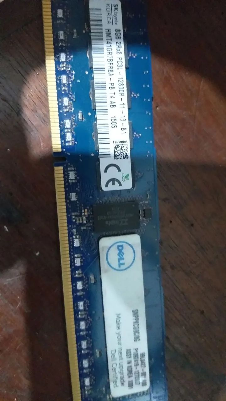 Memória Servidor DELL 8GB 64168578883842122