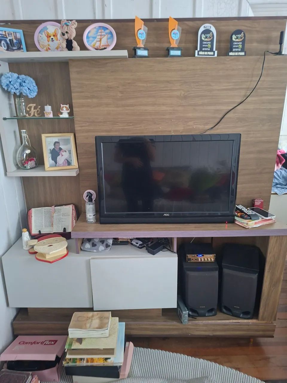 Rack com painel