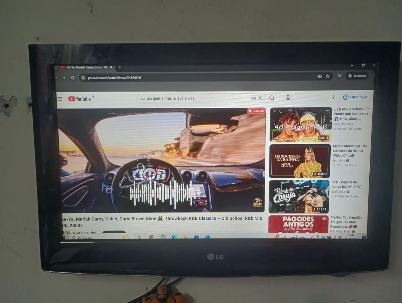 Vendo  LCD 32 polegadas funcionando perfeitamente conversor integrado retira em minha casa - Foto 3