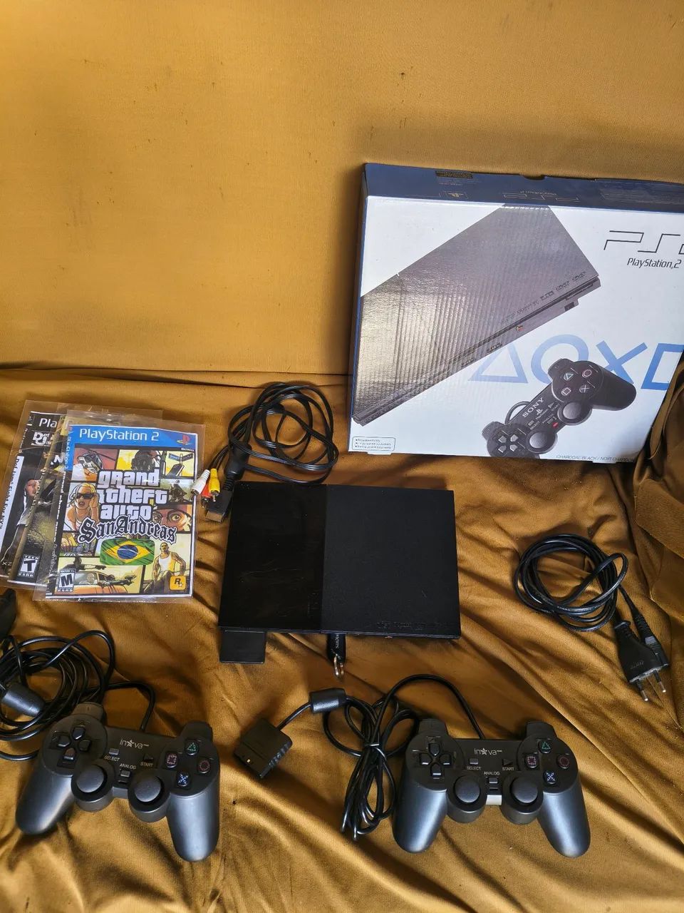 Playstation 2 completo pegando cd e pendrive  - Foto 4