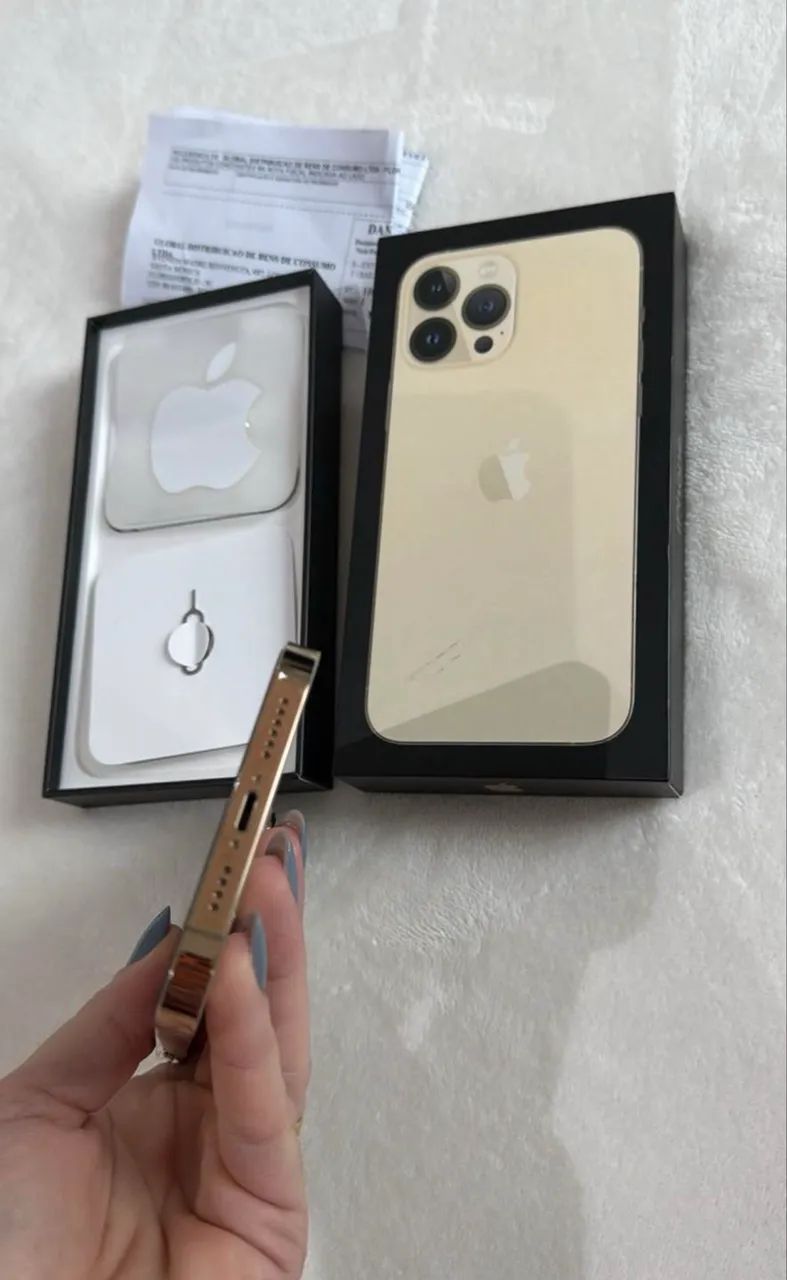 iPhone 13 Pro Max 256gb dourado  - Foto 3