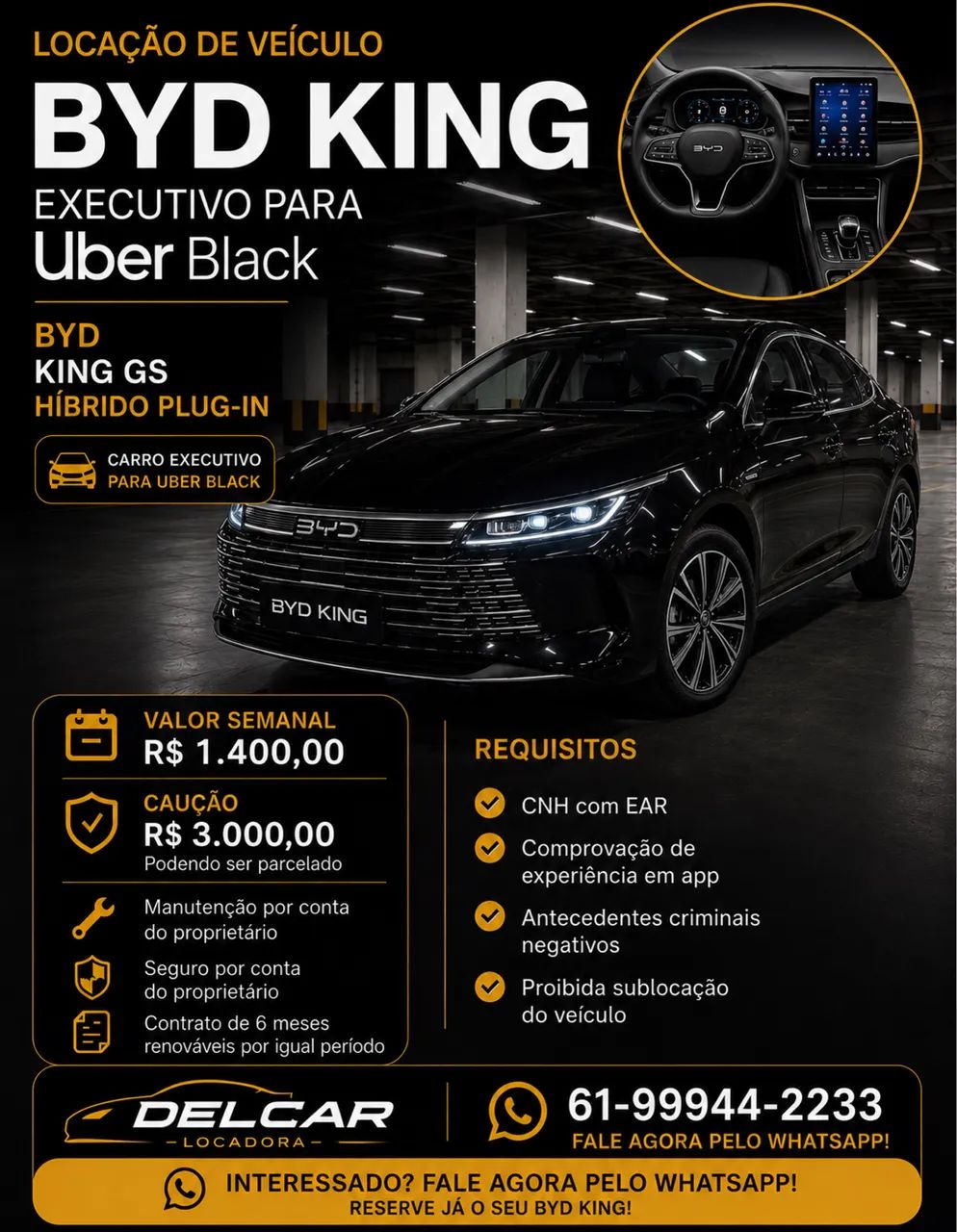 Locação de veículo elétrico para APP - Foto 2