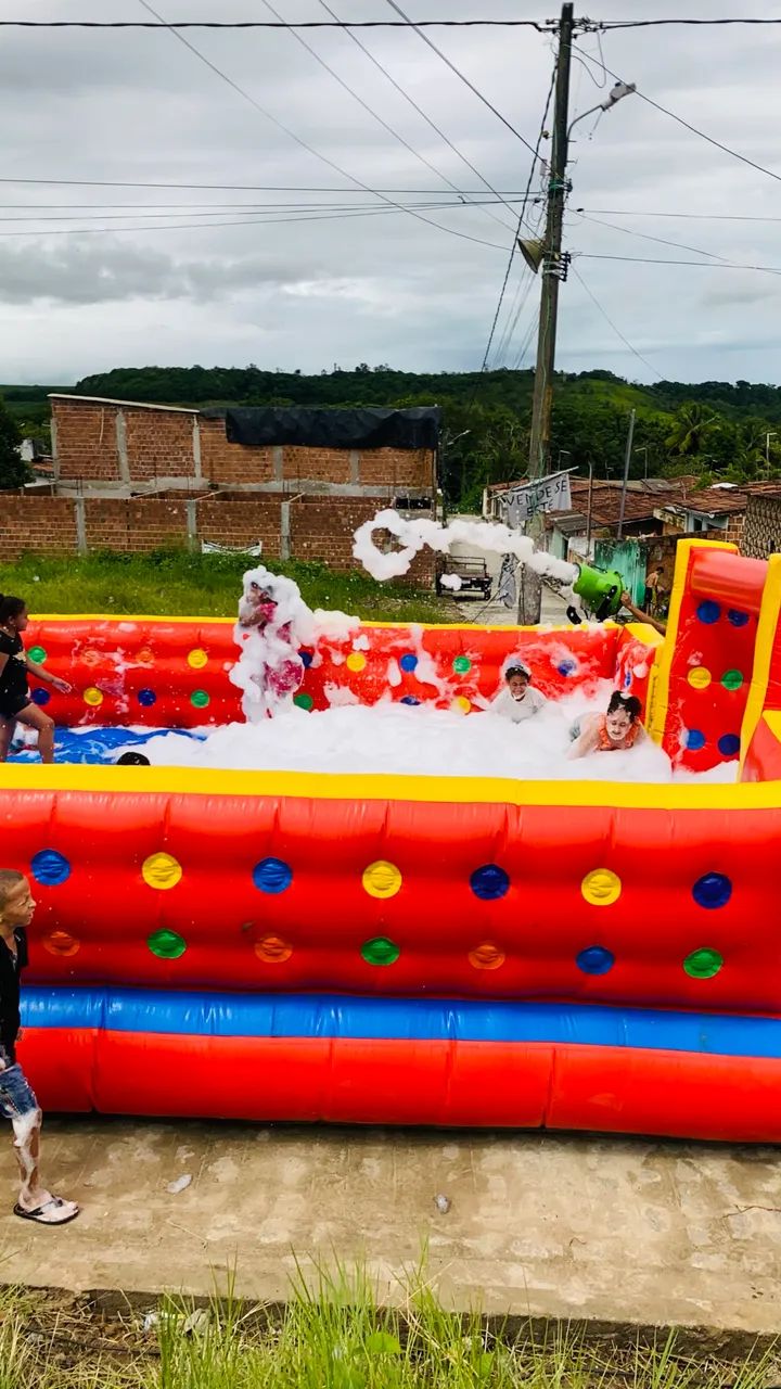 Canhão de Espuma + Futebol de Sabão - Foto 2