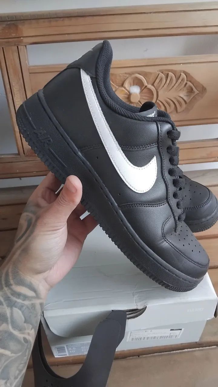Nike Air Force 1 '07 Preto Original 40  - Foto 3