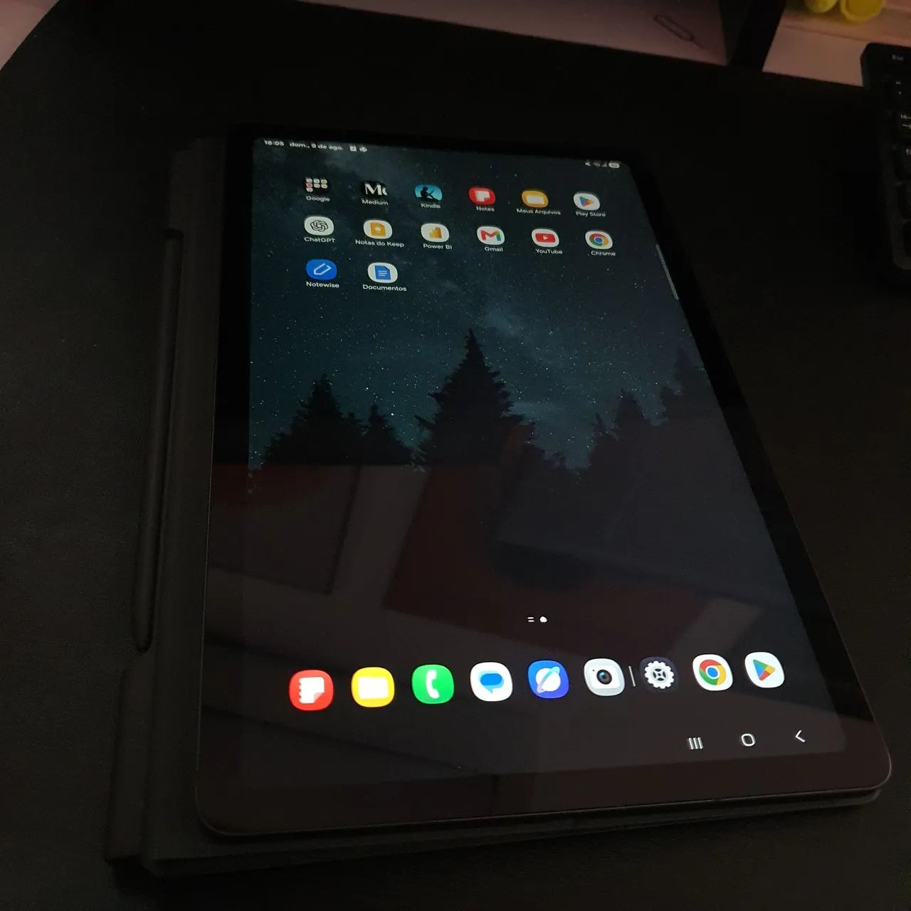 Tablet Samsung Galaxy Tab S6 Lite com caneta e capa - Foto 2