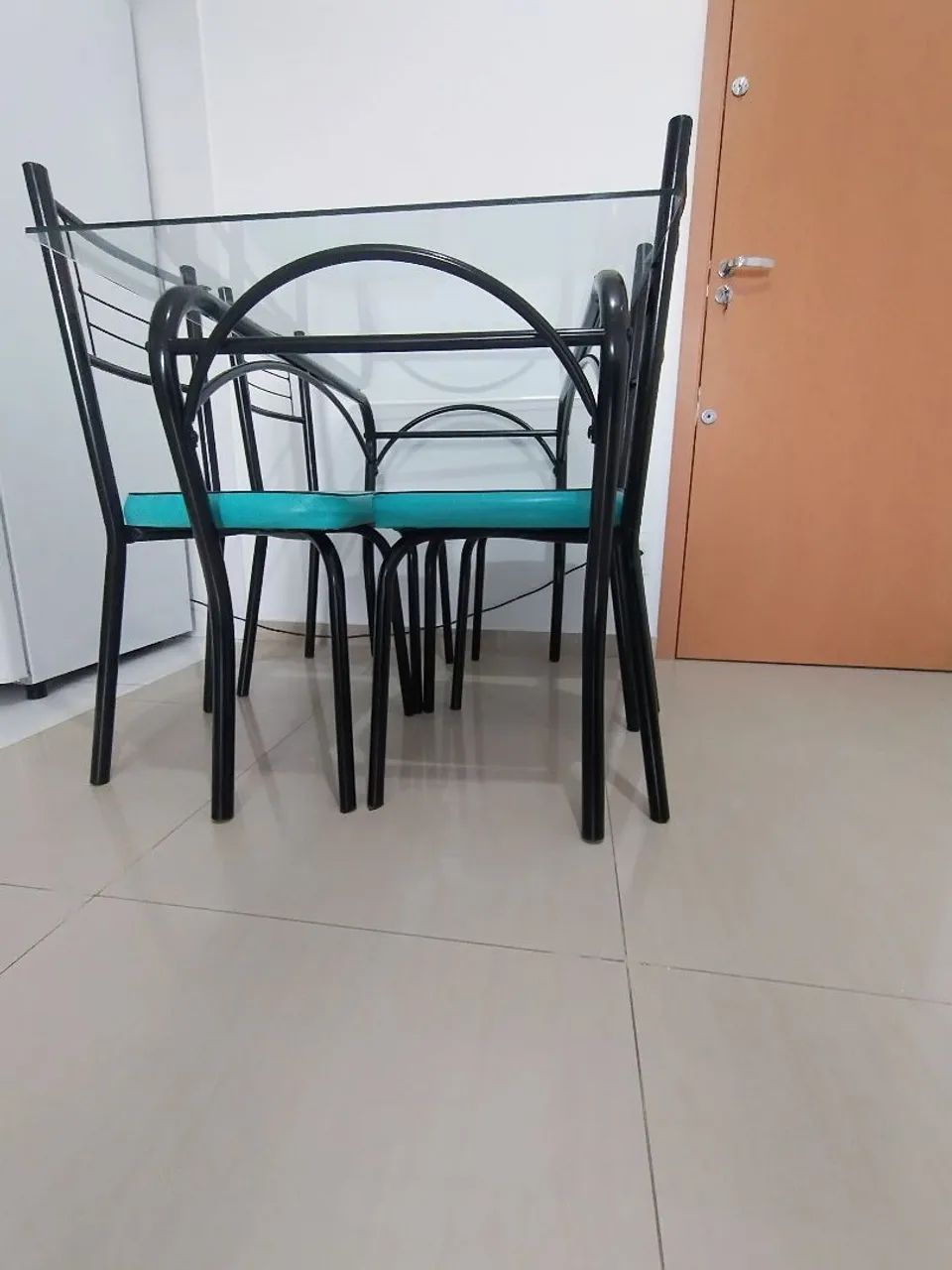 Mesa de Jantar com 4 cadeiras - 70x110cm - Foto 4