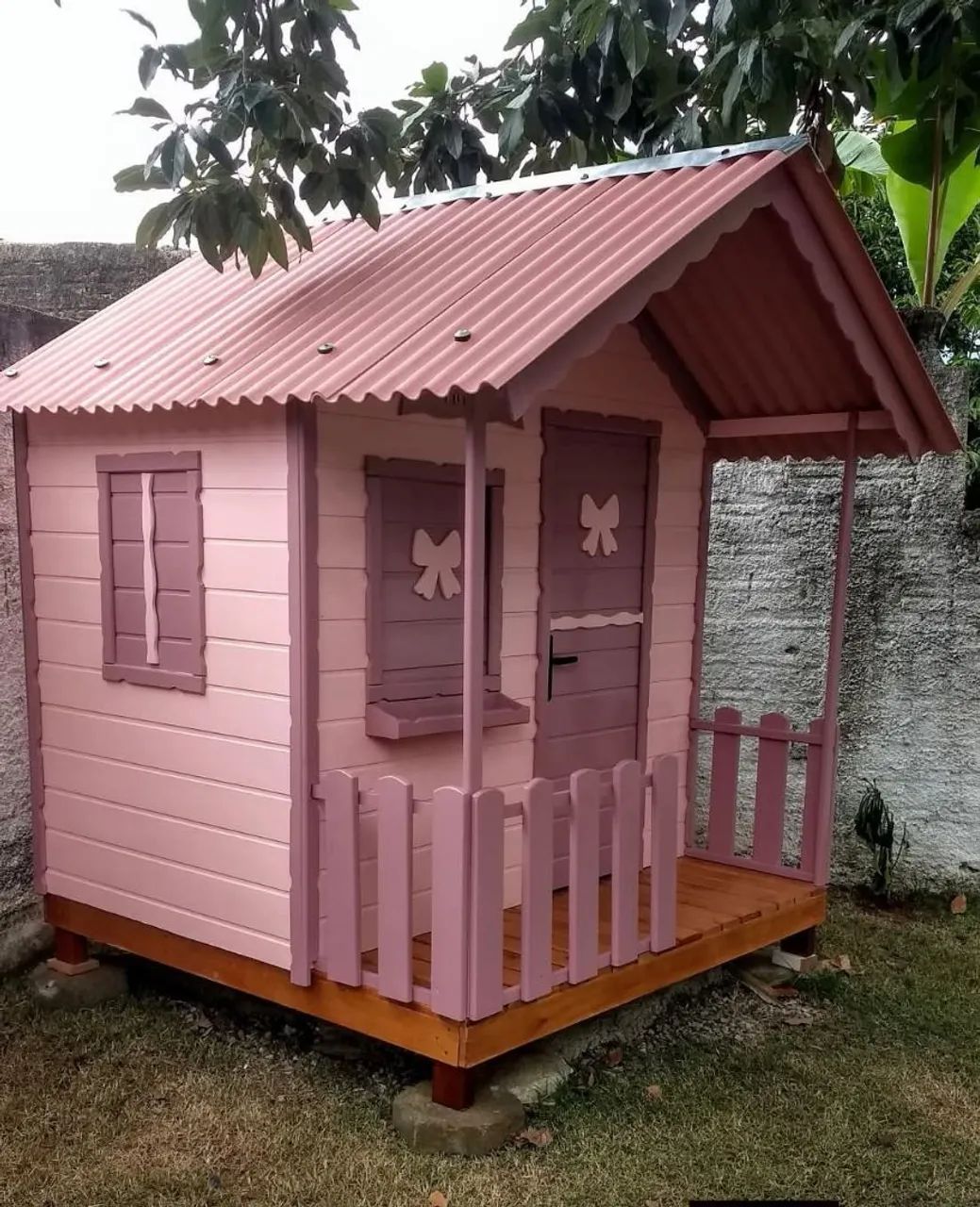 Casinha madeira infantil  - Foto 2
