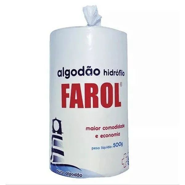 Algodão Hidrófilo Farol em Rolo 500G - Foto 3