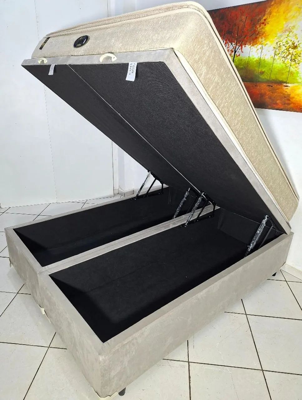 Cama Queen Size Baú, Simmons - ENTREGA GRÁTIS - Foto 5