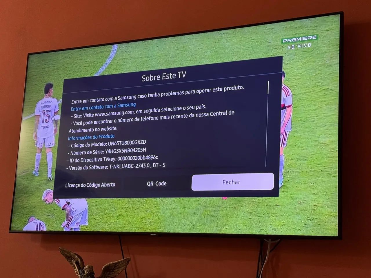 Tv Samsung 65 polegadas tela cristal infinita funcionando chame no chat agora! - Foto 4