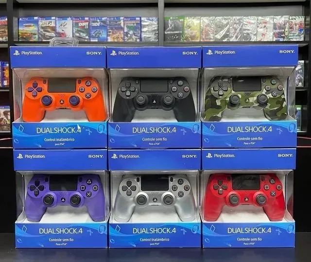 Controle para PS4 Novos, Com Garantia e Até 8x Sem Juros