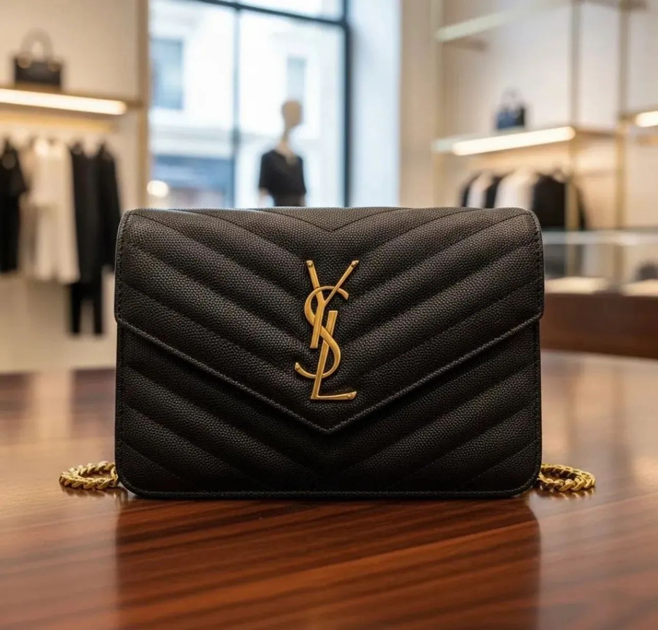 Bolsa Clutch Ysl Yves Saint Laurent Crossbody