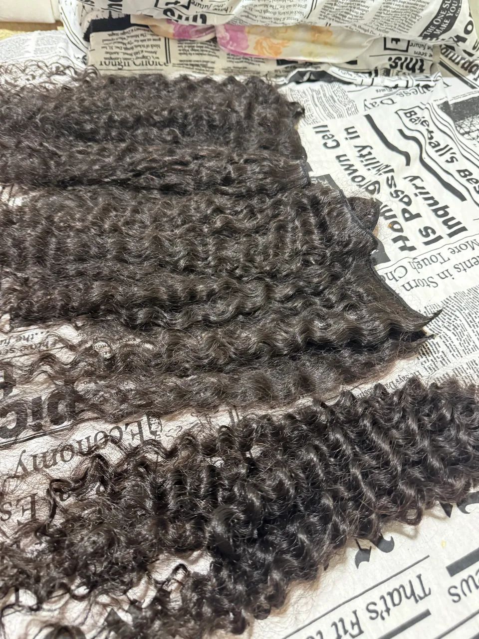 Cabelo humano cacheado indiano  - Foto 5
