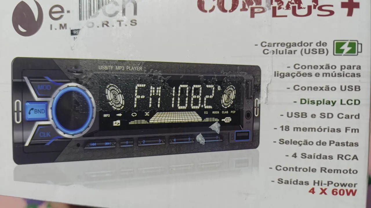 Auto rádio bluetooth 7cores  - Foto 2