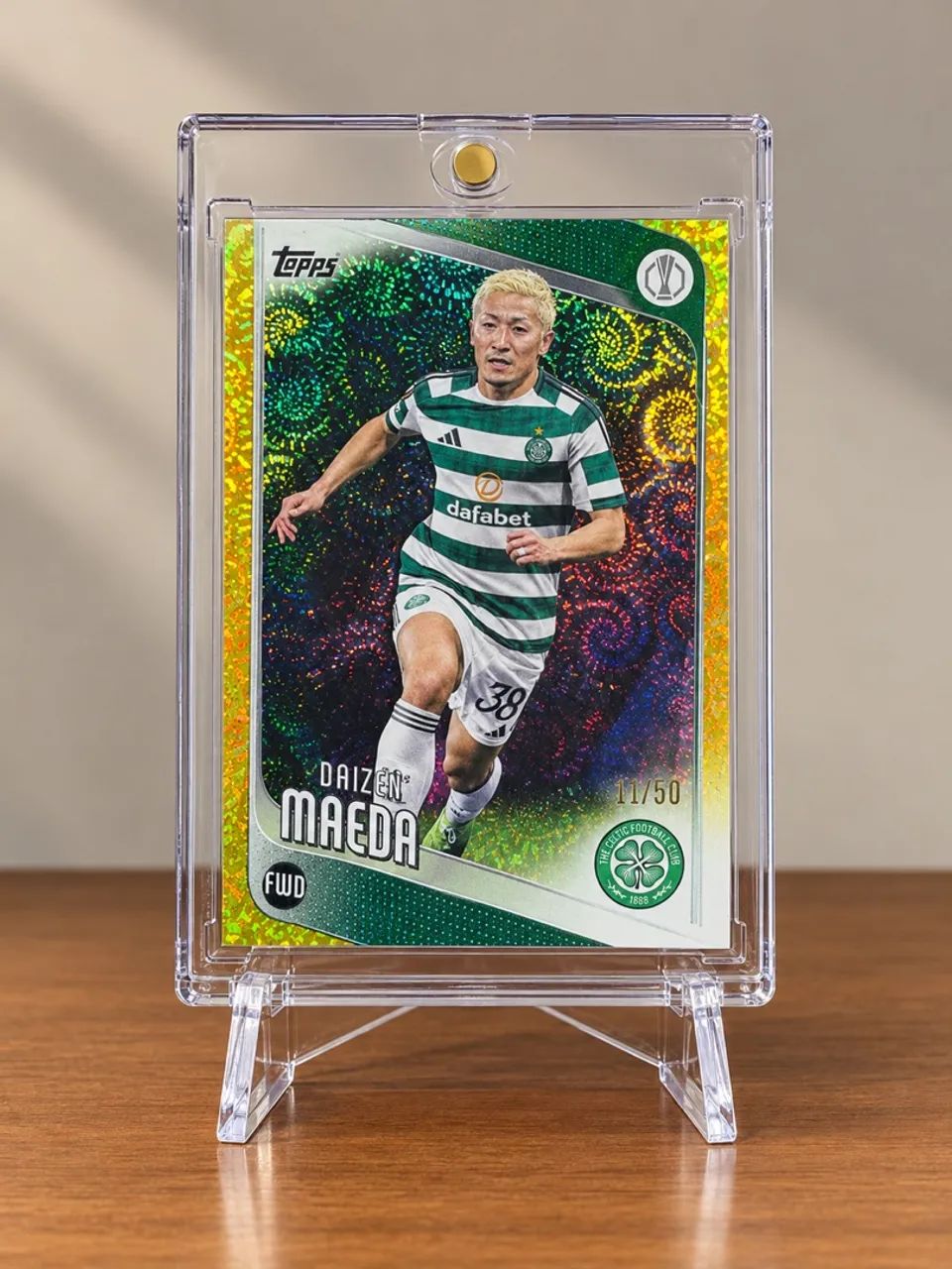 card daizen maeda topps celtic 11/50